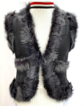 Women's Luxurious Shearling Leather Vest
