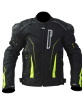AMUR Super Speed 4S Black Motorcycle Jacket