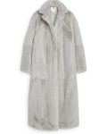 ARKET Grey Faux Fur Coat