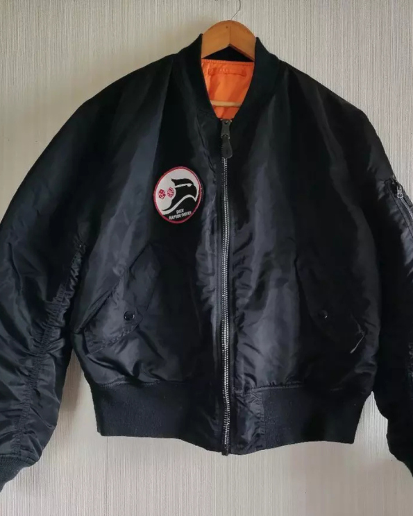 Alpha Industries Ma-1 Flight Black Jacket