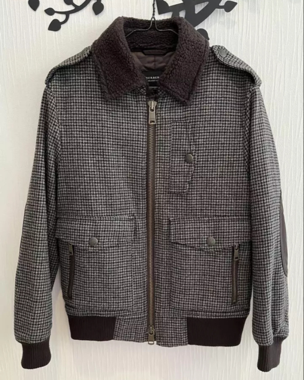 Burberry Black Label Boa G-1 Tweed Filled Jacket
