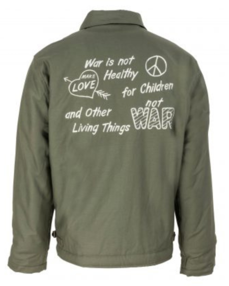 Buzz Rickson's Deck A-2 Green Hand Painted Jacket
