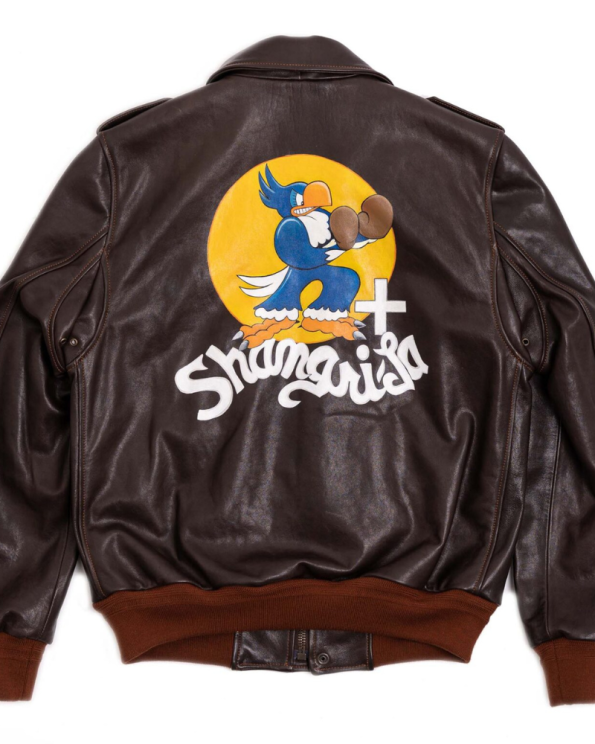 “Don Gentile” A-2 Hand Painted Testa di Moro Flight Jacket