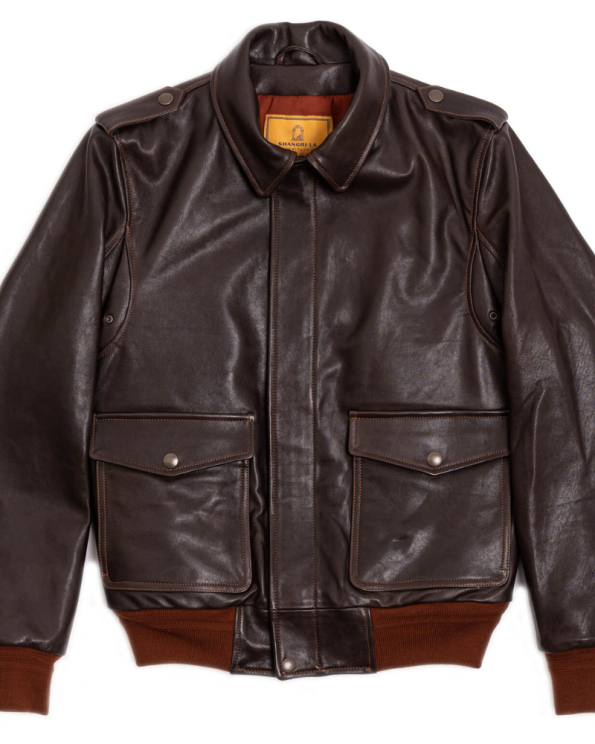 “Don Gentile” A-2 Hand Painted Testa di Moro Jacket