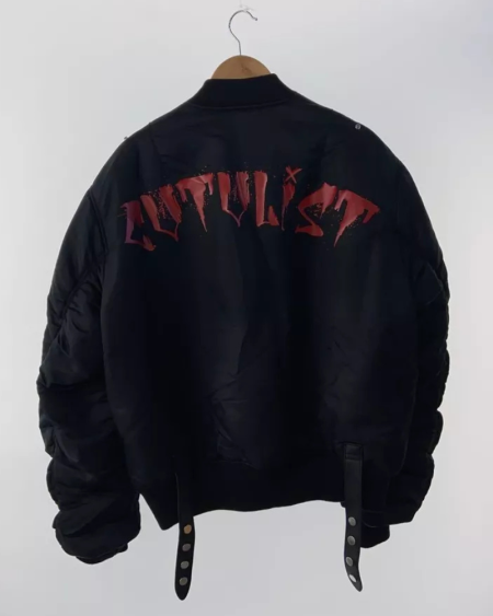 HAL Back Logo Ma-1 Nylon Jacket