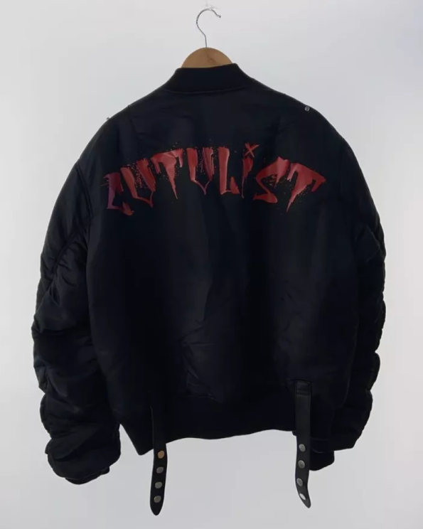 HAL Back Logo Ma-1 Nylon Jacket