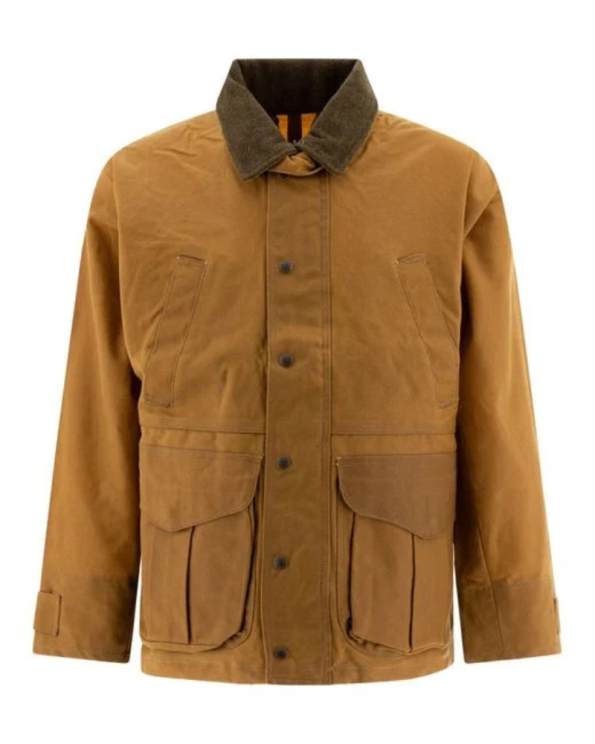 Men's Filson Brown Tin Cloth Field Jacket