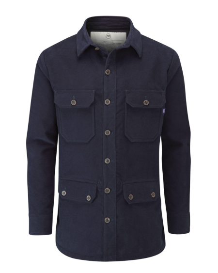 Men’s Plasma Dry Heavyweight Moleskin Midnight Field Jacket