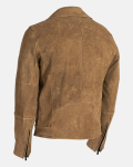 Mototrcycle Men’s Perfecto Brown Suede Leather Jacket