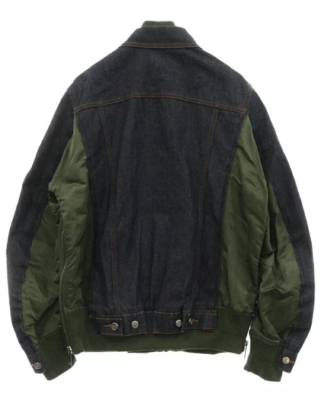 S A.P.C. 'Eimi Denim Ma-1 Docking Indigo Jacket