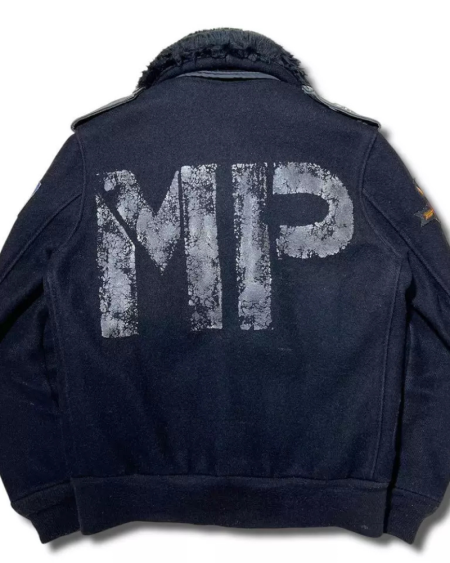 Schott Melton Wool G-1 Navy Blue Flight Jacket