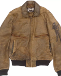 Schott USA G-1 Brown Leather Flight Jacket