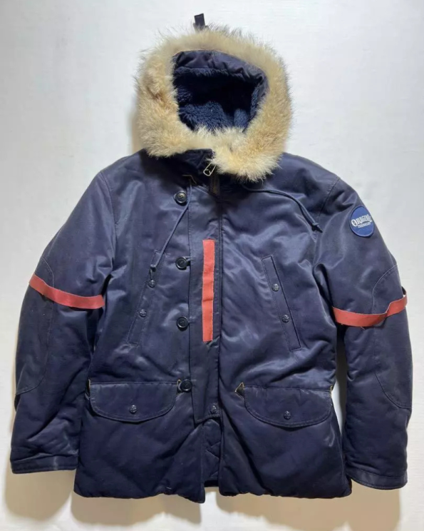 Tenderloin N-3b Navy Blue Hooded Parka Jacket