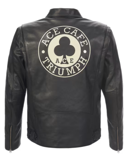 Triumph Ace Cafe Motorcycle Leather Jacket