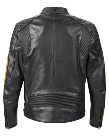 Triumph Black & Gold Motorcycle Braddan Air Race Jacket