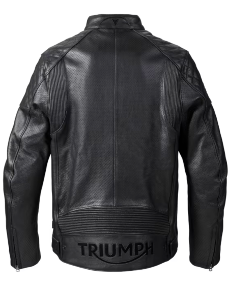 Triumph Black Motorcycle Braddan Air Race Jacket