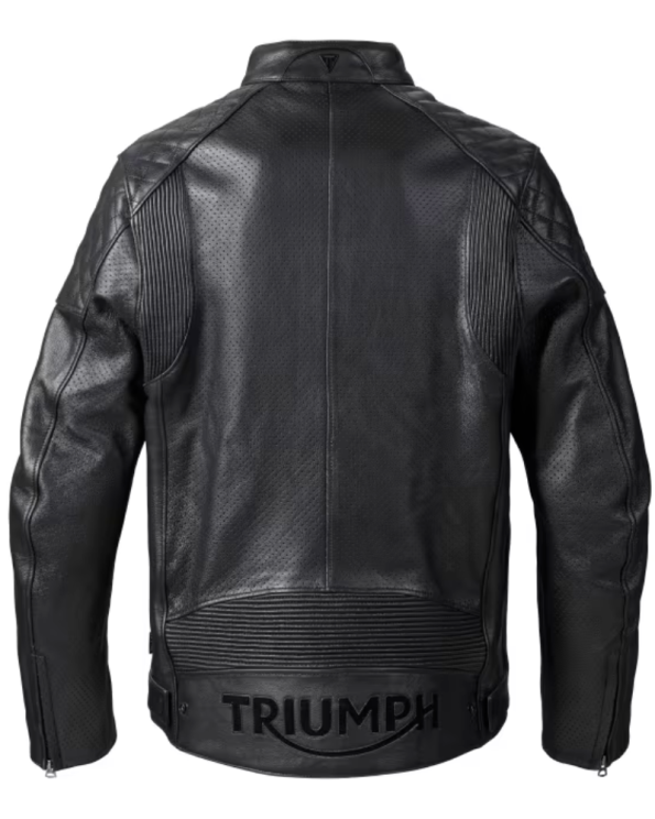 Triumph Black Motorcycle Braddan Air Race Jacket