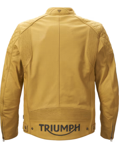 Triumph Gold Motorcycle Braddan Air Race Jacket