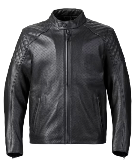 Triumph Men's Black Motorcycle Braddan Air Race Jacket