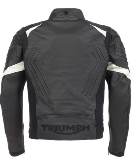 Triumph Triple Leather Motorcycle Jacket