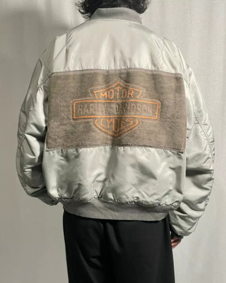 USA WILKER INDUSTRIES MA-1 Type Military Flight Jacket