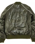 Undercover Ma-1 Olive Green Bomber Flight Jacket