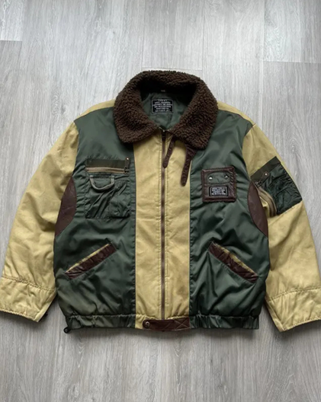 Vintage Type G-1 Us Army Air Force Aviation Bomber Jacket