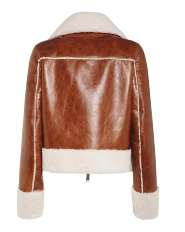 Women B3 Brown Leather Jacket