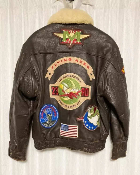 90s Mickey Flying Ace G-1 Flight Jacket
