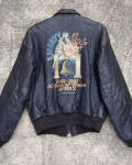 Avirex A-2 50th Anniversary Flight Pinup Girl Leather Jacket
