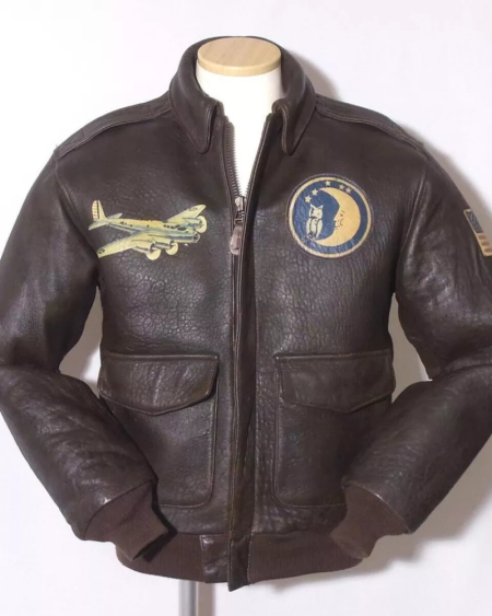 Avirex A-2 Brown Genuine Leather Flight Jacket