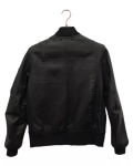 Avirex Black Leather Ma-1 Flight Jacket