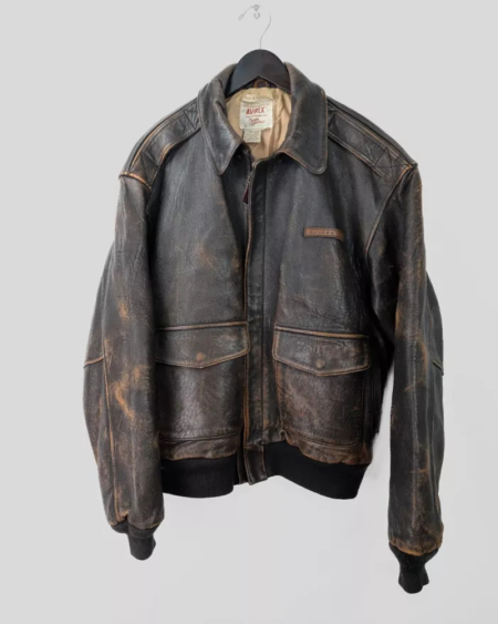 Avirex Cointreau Margarita A-2 Flight Brown Jacket