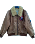 Avirex New York Type G-1 Soft Leather Jacket With Fur