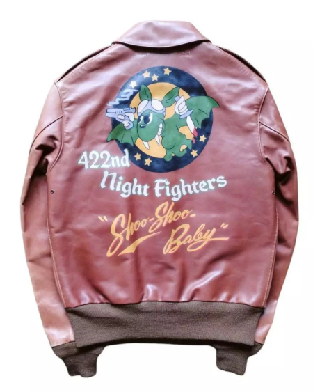 Buzz Rickson's A-2 Maroon Leather Flight Jacket