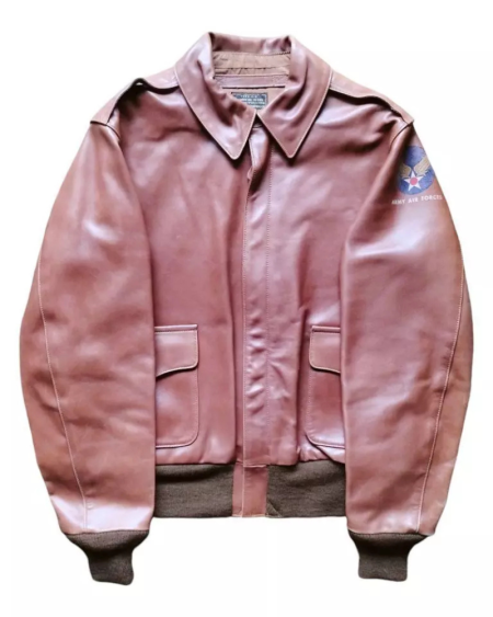 Buzz Rickson's A-2 Maroon Leather Jacket