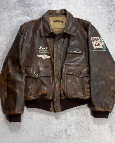 Chevignon Vintage 80s' A-2 AirFlyte Jacket