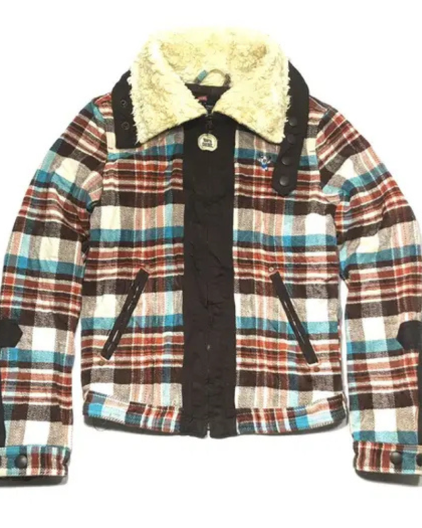 Diesel B-3 Style Red Bomber Jacket