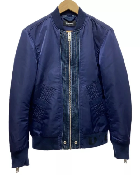 Diesel Blouson Nylon Navy Ma-1 Bomber Jacket
