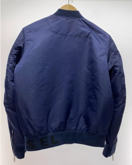Diesel Blouson Nylon Navy Ma-1 Jacket