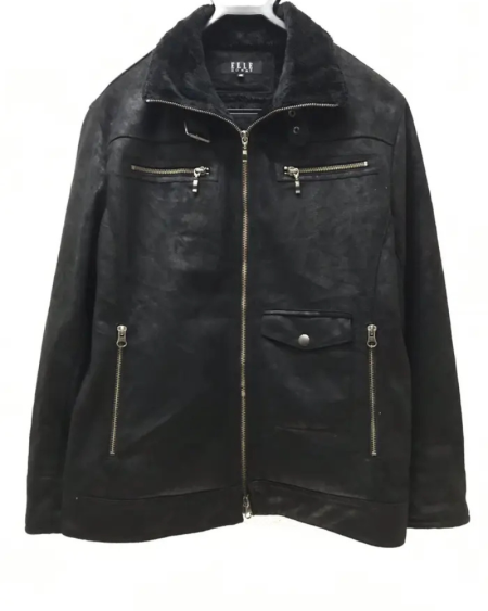 Elle Homme B-3 Style Black Bomber Jacket