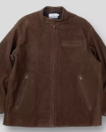 Graphpaper 23Aw Goat Suede Single Rider Jacket