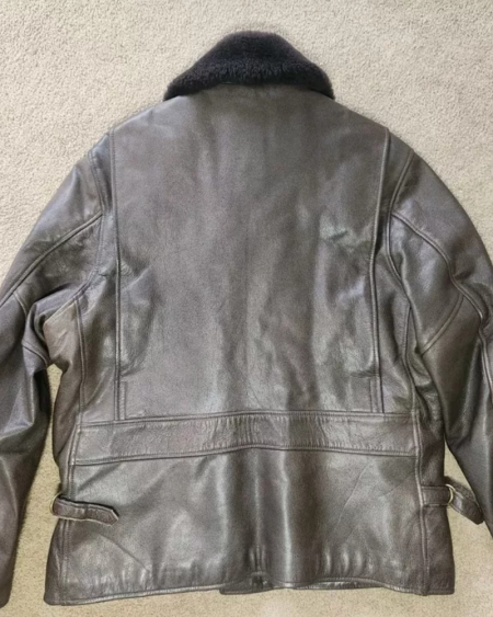 LL Bean G-1 Leather Shearling Aviator Flight Jacket