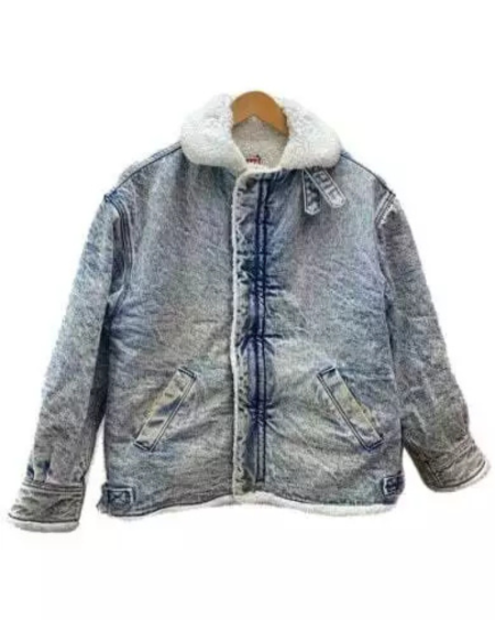 Levis B-3 Denim Boa Flight Jacket