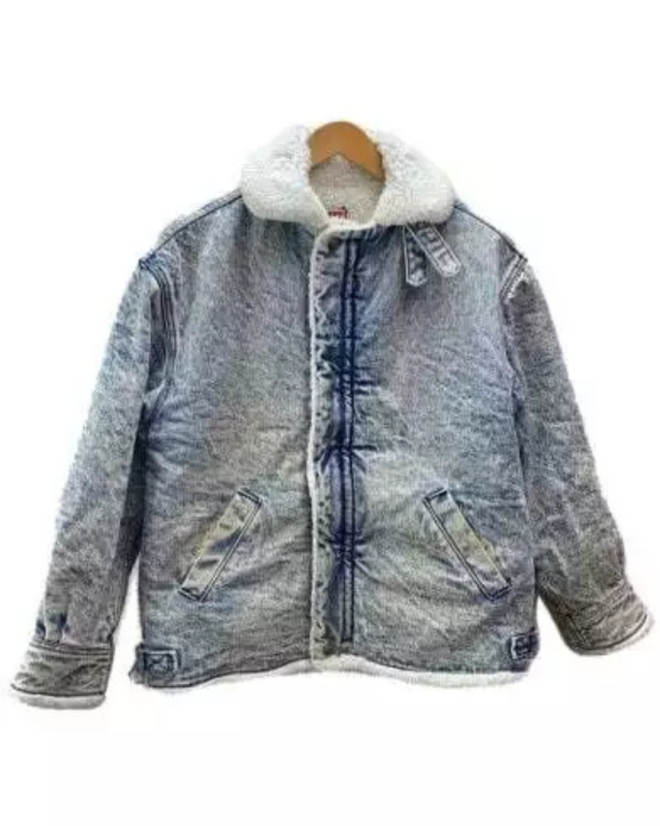 Levis B-3 Denim Boa Flight Jacket