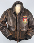 Men's Vintage Avirex Ace Of Aces A-2 Flight Bomber Jacket