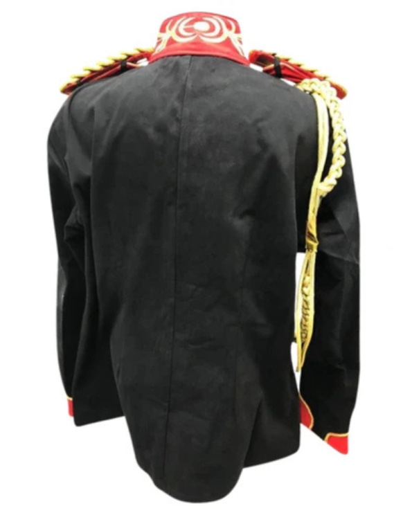Military Style Gold Bullion Ribbons Hussar Jacket