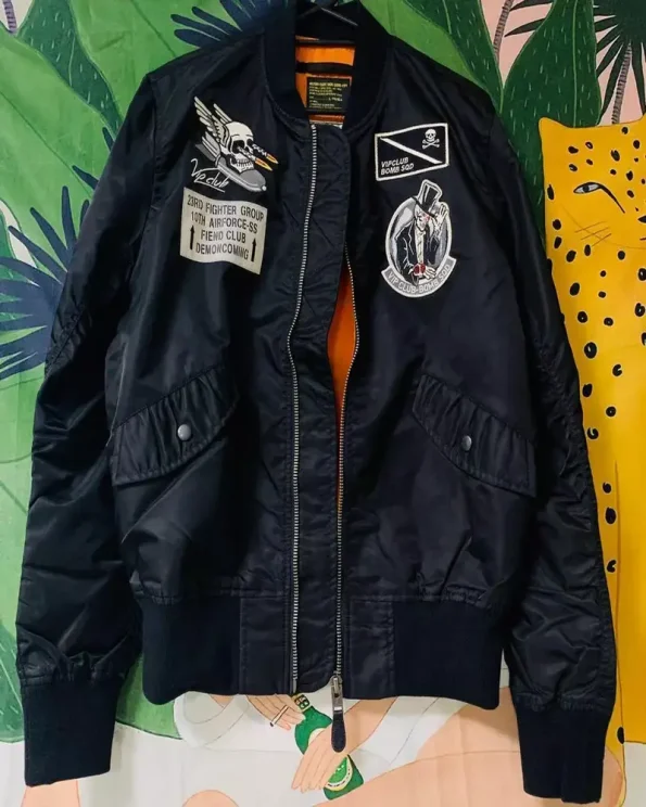Misfits Ma-1 Black Flight Jacket