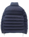 Moncler Breval B-3 Navy Wool Switching Down Jacket