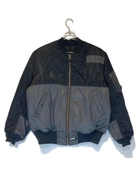 Neighborhood Ma-1 Black And Grey Flight Bomber Jacket